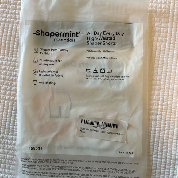 Shapermint high-waisted shaper shorts size M/L - Picture 5 of 9